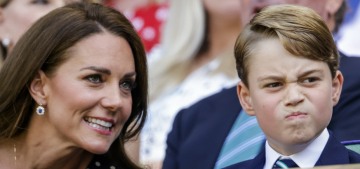 Prince William & Kate took Prince George on a tour of Eton this week