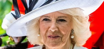 Queen Camilla wore white & cream with huge hats for the final days of Ascot