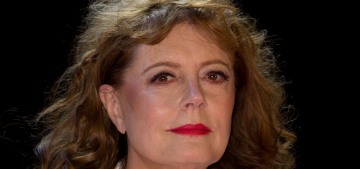 Why is Susan Sarandon attending a film festival during the SAG-AFTRA strike?