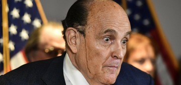 “Lordy, there are tapes of Rudy Giuliani being a disgusting, racist pig” links