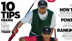 Unintentionally hilarious Golf Digest January cover: Tips Obama Can Take from Tiger