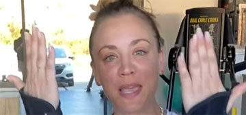 Kaley Cuoco got carpal tunnel syndrome from holding her baby