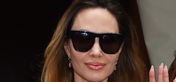 Angelina Jolie stepped out in multiple all-black outfits in NYC: goth girl forever?