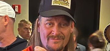 Kid Rock busted drinking Bud Light after he shot up cases in protest