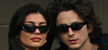 Kylie Jenner & Timothee Chalamet were loved up at the US Open men’s final