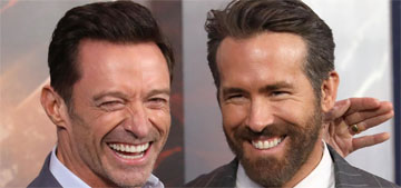 Hugh Jackman and Ryan Reynolds spotted out walking together in NYC