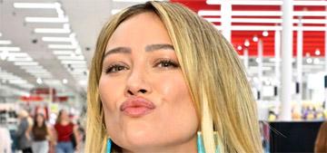Hilary Duff is ‘obsessed with Target… all of a sudden you have a cart spilling over’