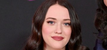 Kat Dennings & Andrew WK had a small wedding at home, the bride wore McQueen