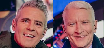 Andy Cohen and Anderson Cooper imbibed on New Year’s Eve live again