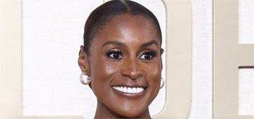 Issa Rae in gold Balmain at the Golden Globes: one of the best looks?