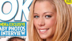 Kendra Wilkinson shows off 2-day-old baby Hank in OK!