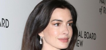 Anne Hathaway wore Armani to the National Board of Review Awards: lovely?