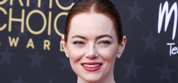 Emma Stone picked up the Best Actress Critics Choice Award in Louis Vuitton
