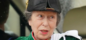 Princess Anne was authorized to wear a feathered hat to block Prince Harry