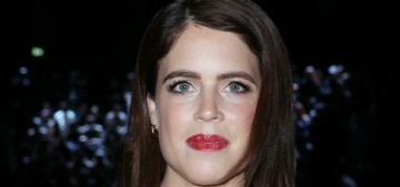 Princess Eugenie wore a great Fendi ensemble at the PFW Dior Homme show