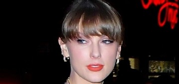 An Alaïa-clad Taylor Swift went to dinner at Nobu with Cara & Brittany