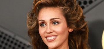 Miley Cyrus wore Maison Margiela & huge hair to the 2024 Grammys