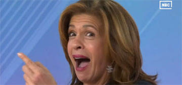 Hoda Kotb got a contact stuck in her eye live on air