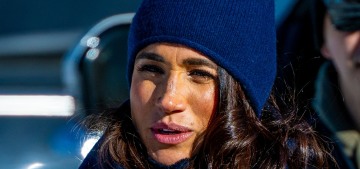 Duchess Meghan wore a great £3,000 Hermes quilted jacket in Whistler