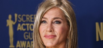 Jennifer Aniston wore a silver Celine to the SAGs: surprisingly good?