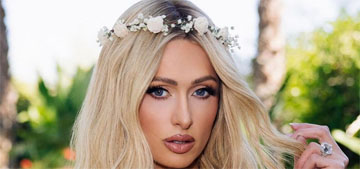 Paris Hilton shares first photos of ten-month-old baby daughter London