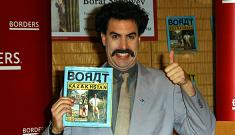 Borat wins poop case against etiquette teacher