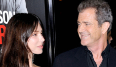 Mel Gibson & a lovely Oksana step out for premiere