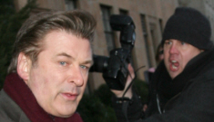Alec Baldwin freaks out at paparazzi after hospital release