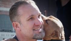 Jesse James reunited with missing dog after nearly a month