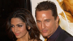 Matthew McConaughey says he’s looking forward to changing diapers