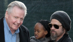 Angelina Jolie, Brad & the kids spend time with grandpa Jon Voight