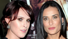 Demi Moore gave Rumer a pole-dancing lesson at a party