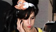Has Amy Winehouse fallen off the wagon? Plus sudden buxomness explained