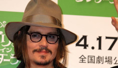 Are Johnny Depp & Brad Pitt rubbing off on each other, style-wise?