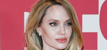 Angelina Jolie wore silver Givenchy & bad shoes to the Paris ‘Couture’ premiere