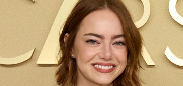 “Emma Stone wore Julien de Libran to the Oscar nominee luncheon” links