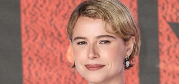 Jessie Buckley wore a shockingly sexy Maison Margiela to ‘The Bride’ UK premiere