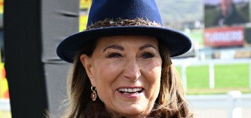 Carole Middleton borrowed Princess Kate’s fedora for the Cheltenham Festival