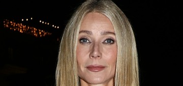 Gwyneth Paltrow wore acid green at the Valentino show: terrible or cute?