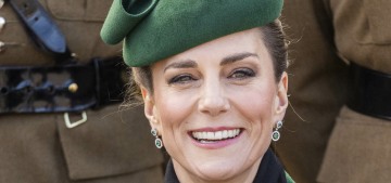 Non-drinker Princess Kate sipped a Guinness to be polite with the Irish Guards