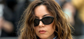 Aubrey Plaza, 41, is expecting her first child with partner Chris Abbott