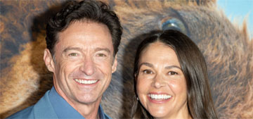 Hugh Jackman & Sutton Foster looked loved up at ‘The Sheep Detectives’ premiere