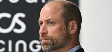 Prince William had a big-boy, fast-cars-go-vroom event today at Jaguar