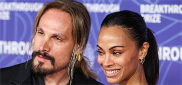 Zoe Saldana on raising boys: ‘men are delicate flowers’