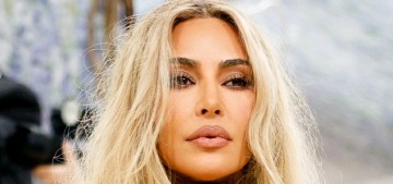 Kim Kardashian wore artist Allen Jones & Whitaker Malem to the Met Gala