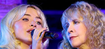 Sabrina Carpenter performed ‘Landslide’ with Stevie Nicks at the Met Gala