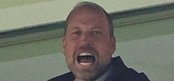 Prince William went full football hooligan when Aston Villa won last night