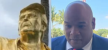 Trump’s pastor friend: 22-foot golden Trump statue is not a golden calf