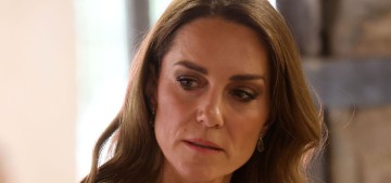 Princess Kate wore Blazé Milano for Day 2 of her visit to Reggio Emilia, Italy