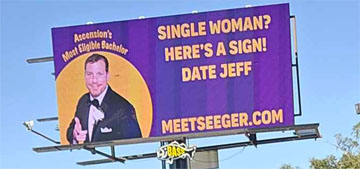 Louisiana man who rented a billboard to get a date is now engaged